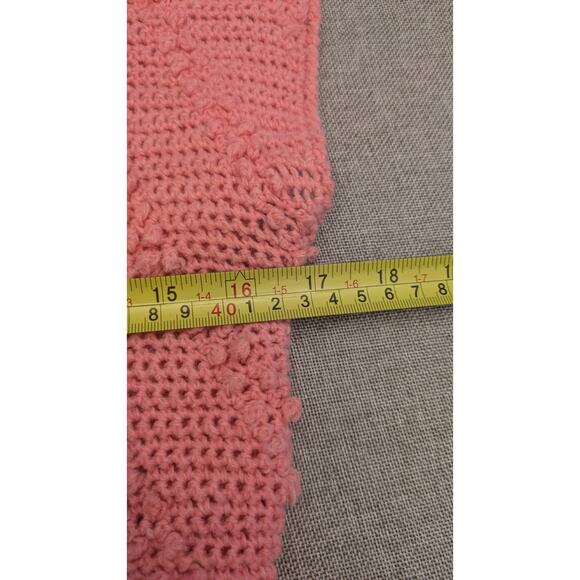 Specially Handmade by Josette Vintage Coral Pink Knit Shirt Vintage, Cottagecore - Picture 5 of 6